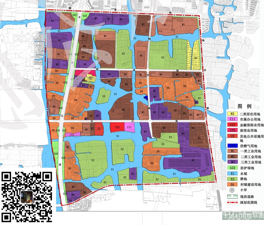 绍兴市袍江新区南片区控制性详细规划公示