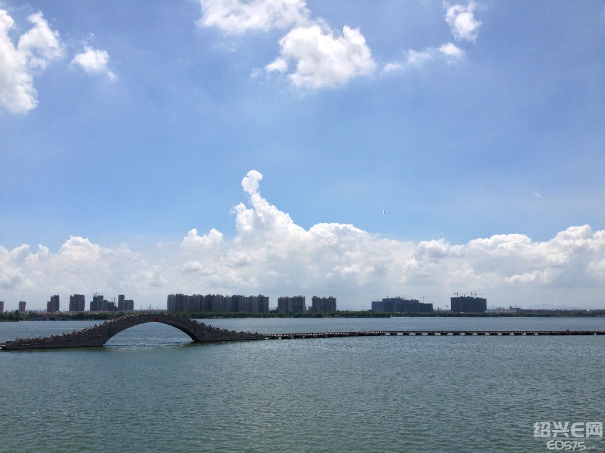 醉美柯桥,台风前夕的瓜渚湖
