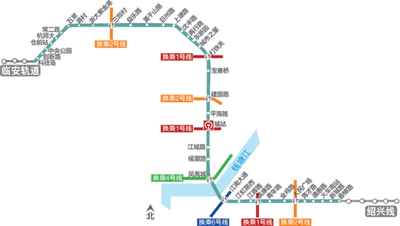 地铁5号线开始往杭州主城区建 建国中路8月起受影响,那么柯桥的怎么说