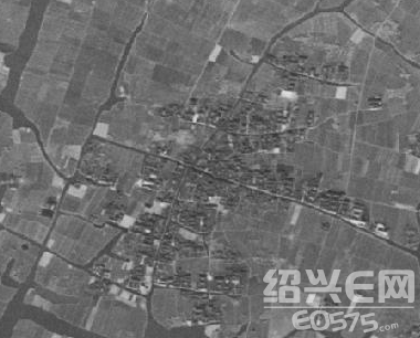 60年代绍兴地区重镇街区卫星地图