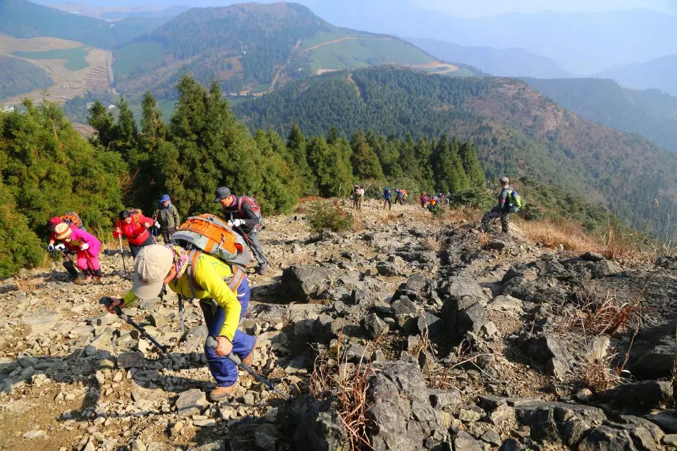 徒步宁海国家登山健身步道摩柱峰环线