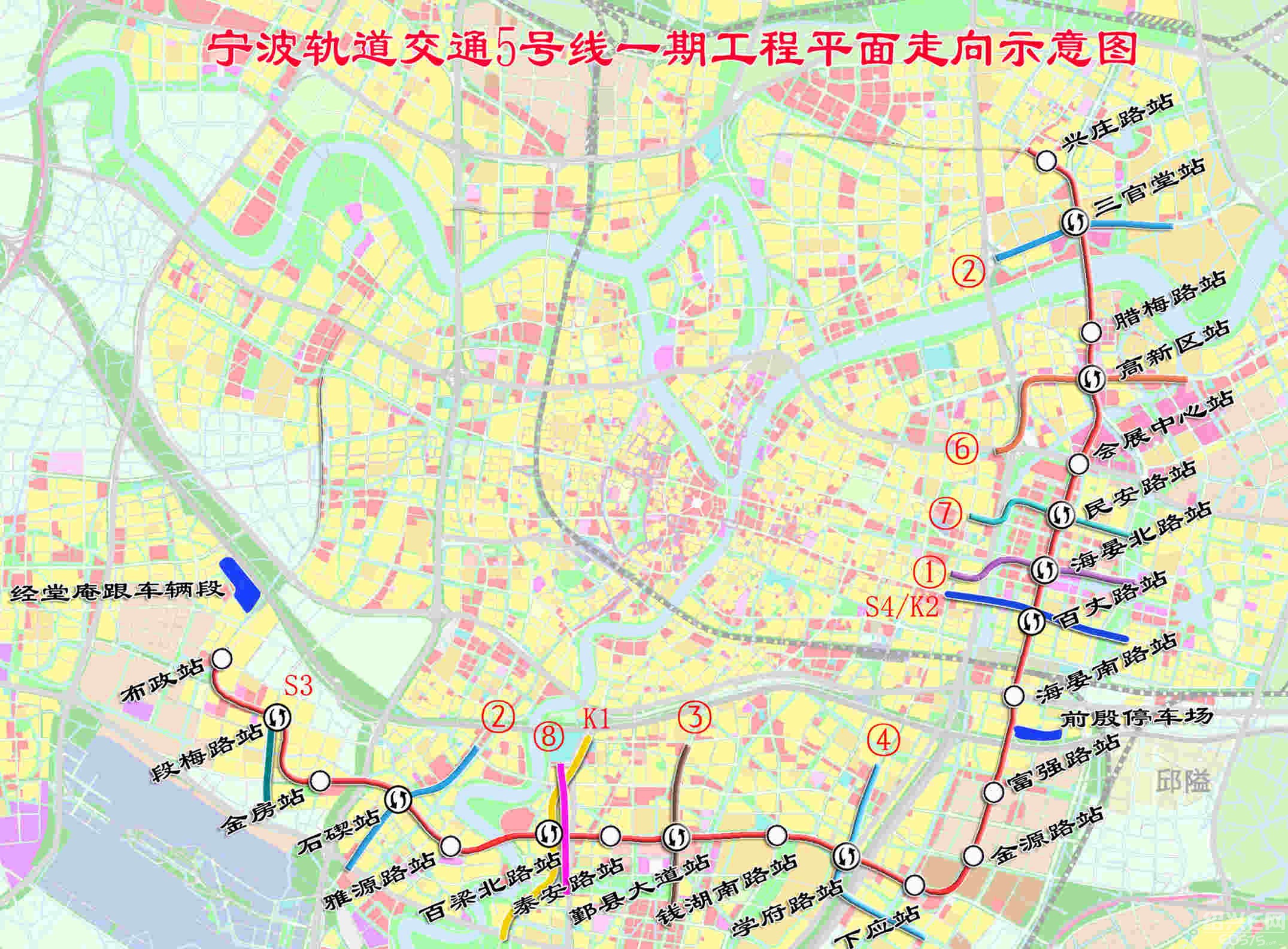 宁波地铁5号线一期开工,宁波5条地铁在建(宁波给浙江非省会城市树榜样