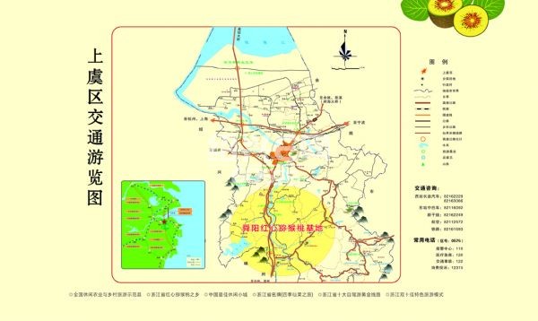 本周六上虞舜阳红心猕猴桃开摘,自驾采摘游地图请收好