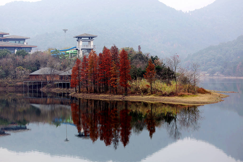 嵊州温泉湖美景2019.12.