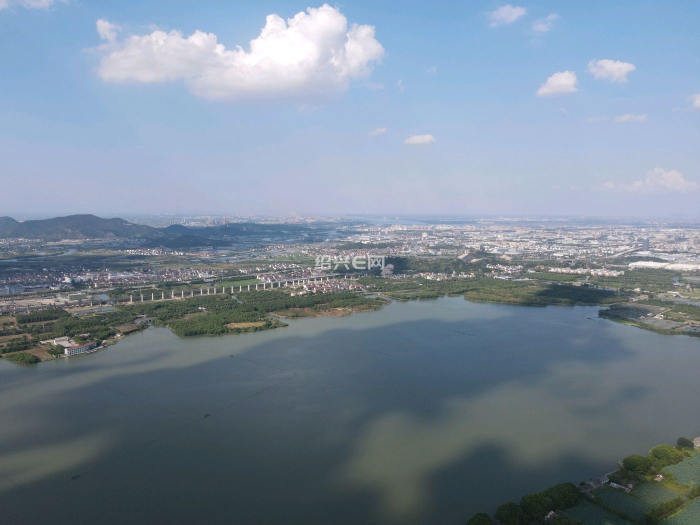 航拍镜湖央犭央犭茶湖如题.|第四城市·城建 - 绍兴e