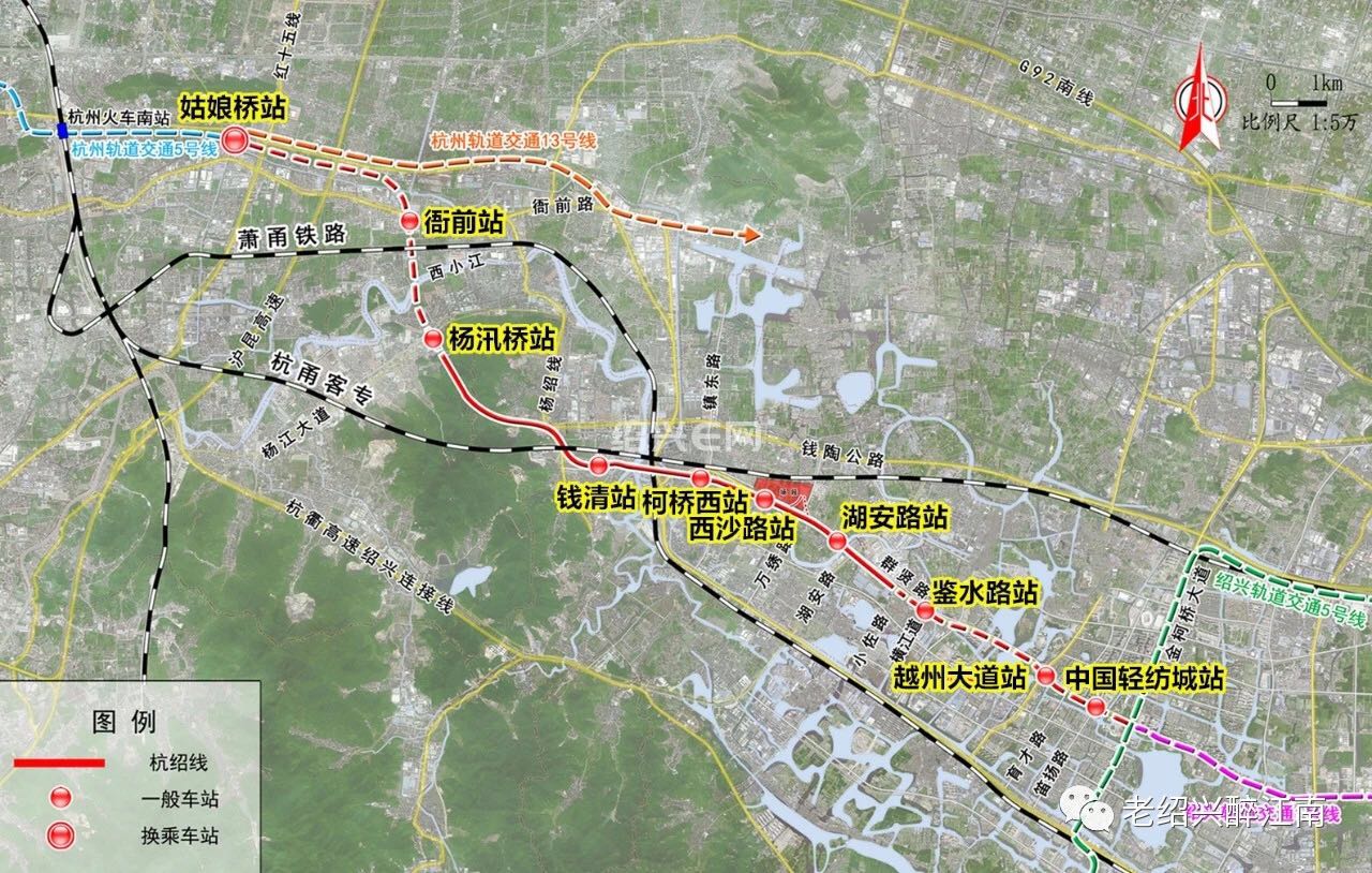 绍兴地铁1号线首段姑娘桥站中国轻纺城站2021年通车