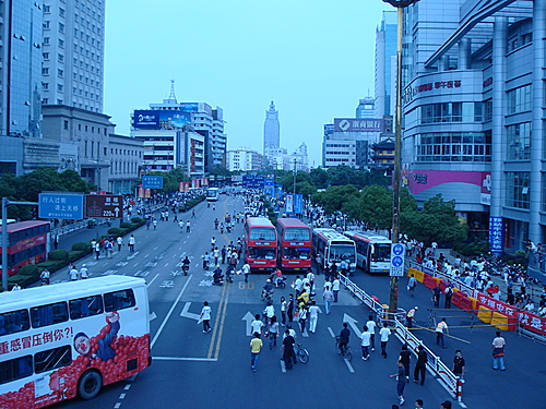 宁波市政府附近中山路几张照片