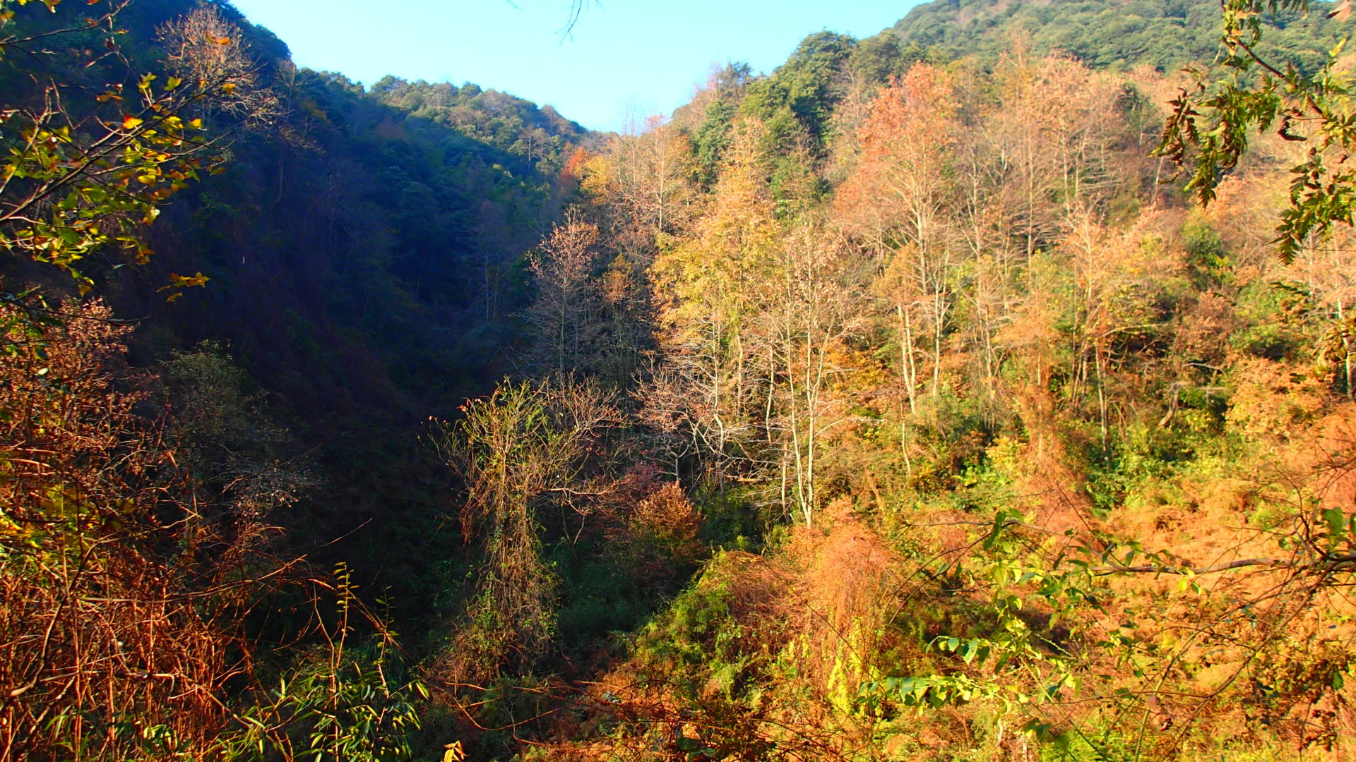 南北攀爬秦望山