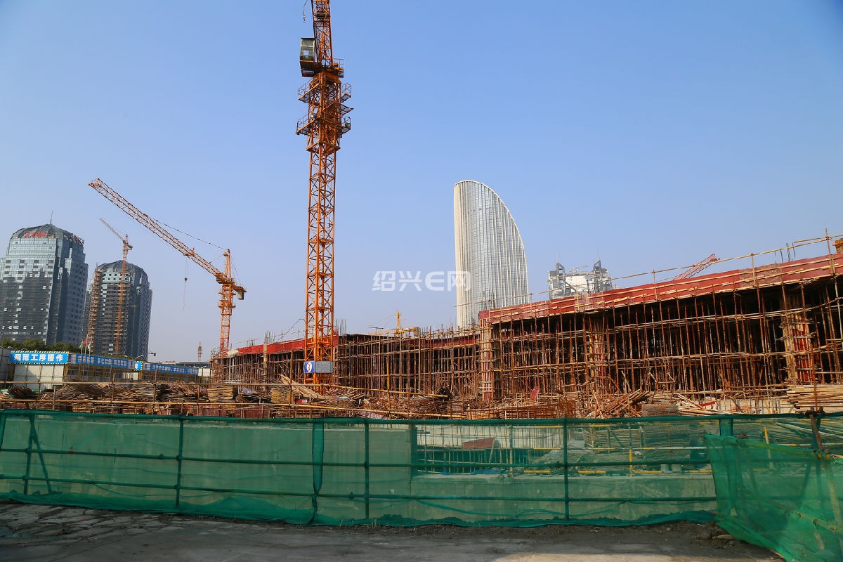 苏宁广场,一层架构已完成|第四城市·城建 - 绍兴e网论坛 - 绍兴地方