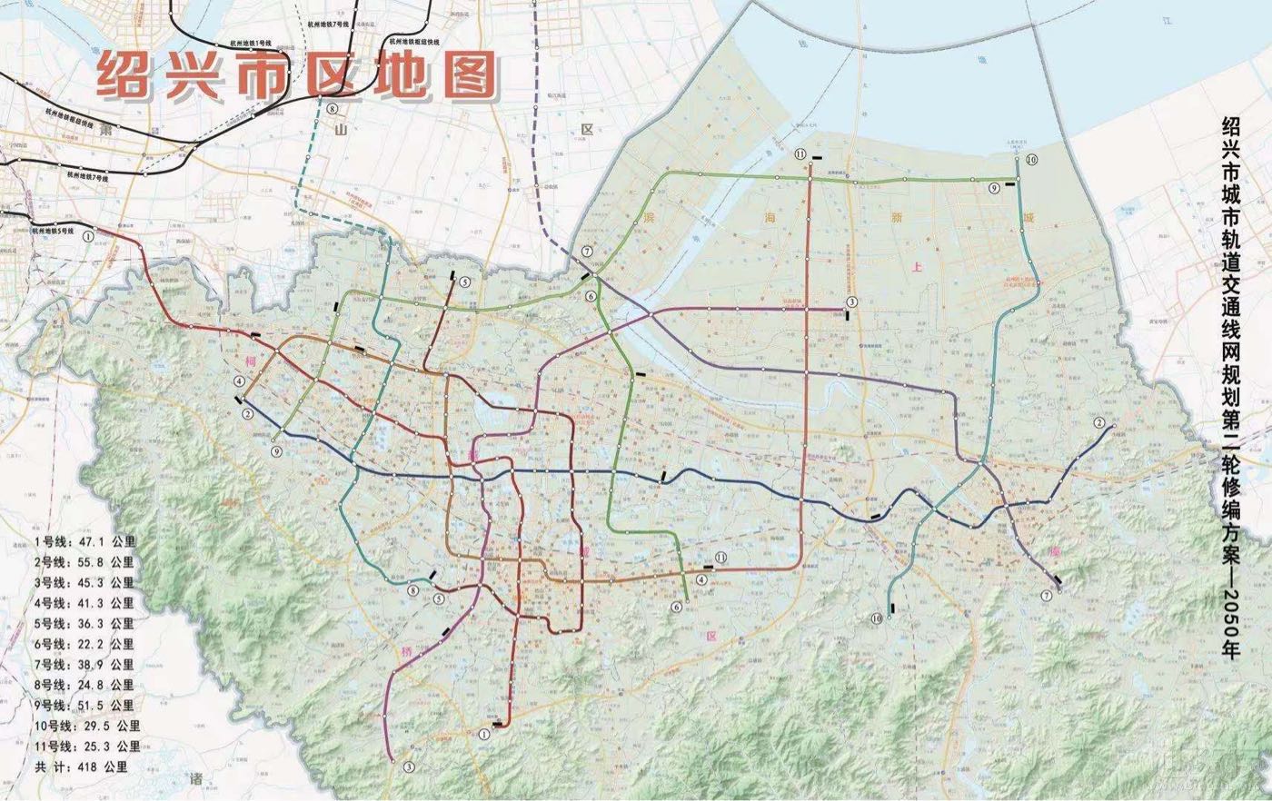 绍兴地铁(2021-2035年)线网规划,通过评审啦!